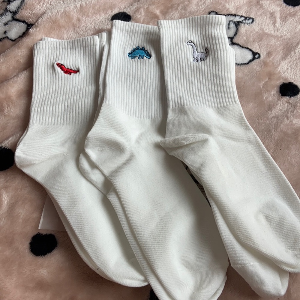 SHEIN 3 pack Women’s White Long socks